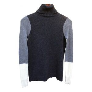 Vince Women's Turtleneck Sweater in Black, Gray, and White XS